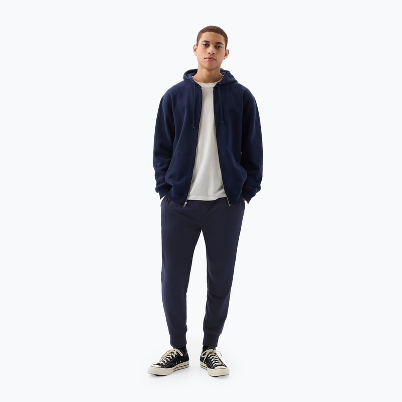 Pantaloni pentru bărbați GAP Heritage French Terry Loggo Jogger blue navy 2