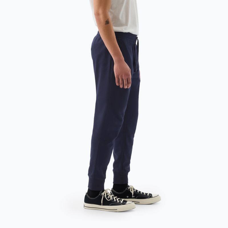 Pantaloni pentru bărbați GAP Heritage French Terry Loggo Jogger blue navy 3