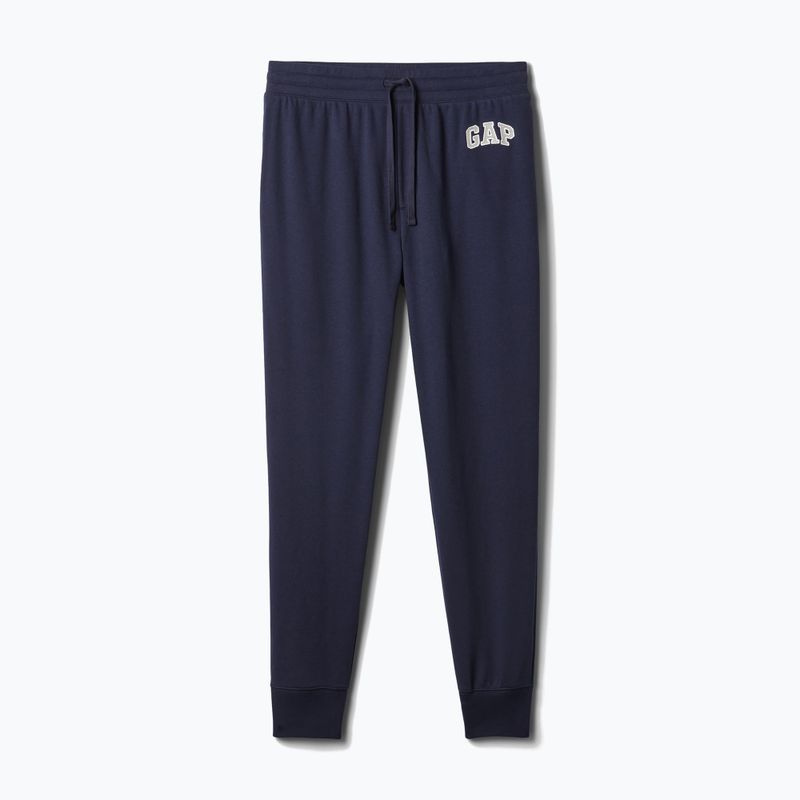 Pantaloni pentru bărbați GAP Heritage French Terry Loggo Jogger blue navy 5