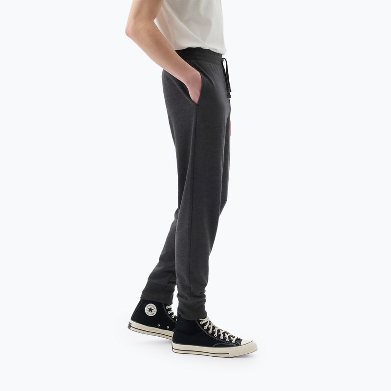 Pantaloni pentru bărbați GAP Heritage French Terry Loggo Jogger charcoal heather grey 4