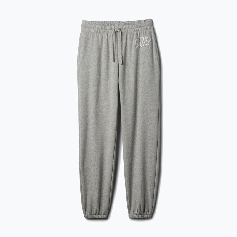 Pantaloni pentru femei GAP French Logo Jogger light heather grey 3