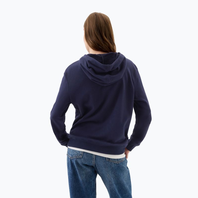 Hanorac pentru femei GAP Heritage French Logo Hoodie navy