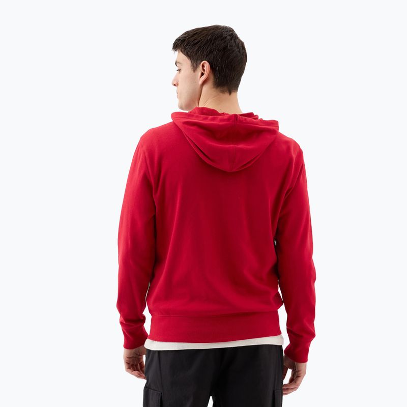 Hanorac pentru bărbați GAP Heritage French Terry Fullzip Logo lasalle red