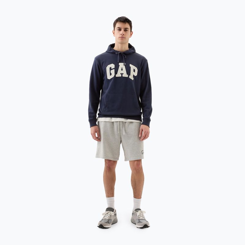 Hanorac pentru bărbați GAP Heritage French Terry Logo blue navy 2