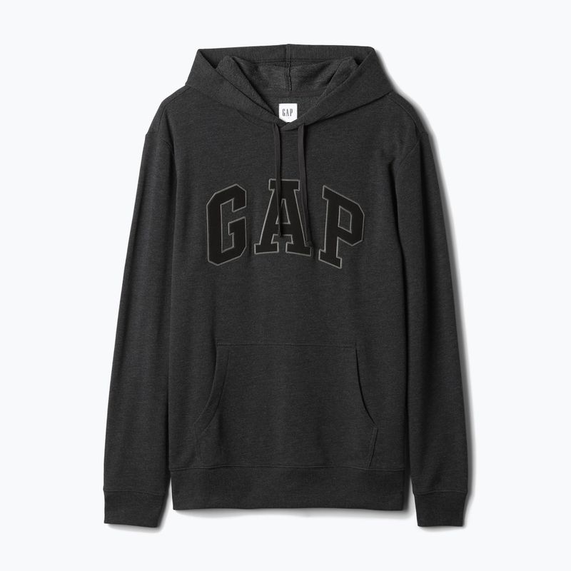 Hanorac pentru bărbați GAP Heritage French Terry Logo charcoal heather 5