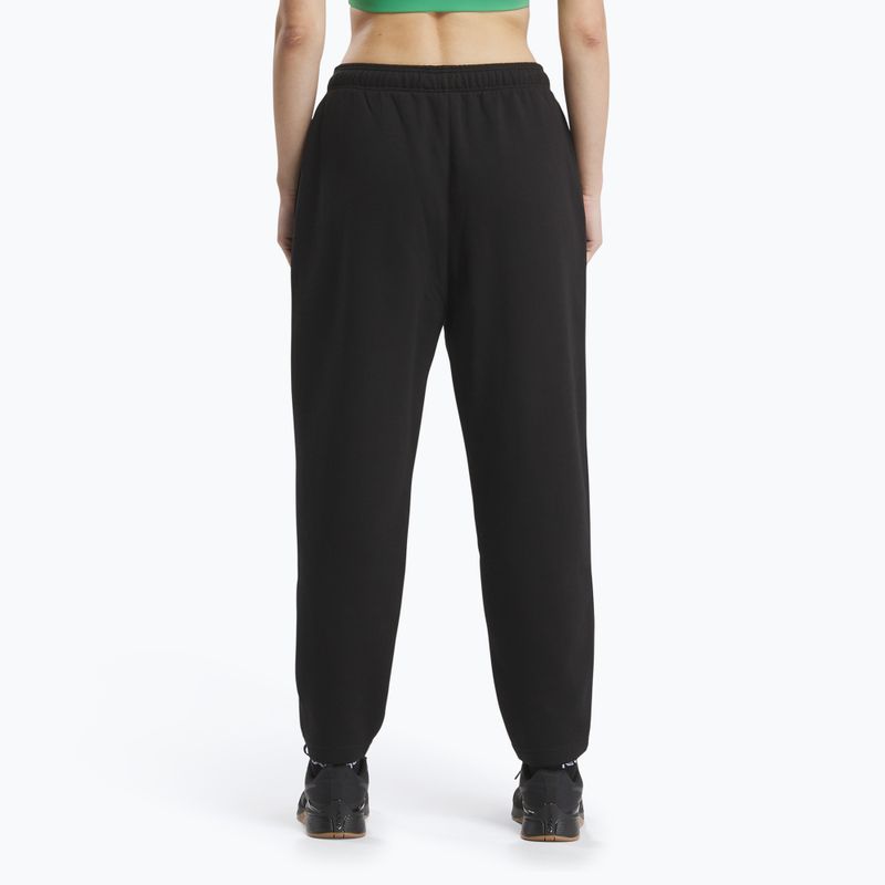 Pantaloni pentru femei Reebok Lux Fleece Sweatpants black 3