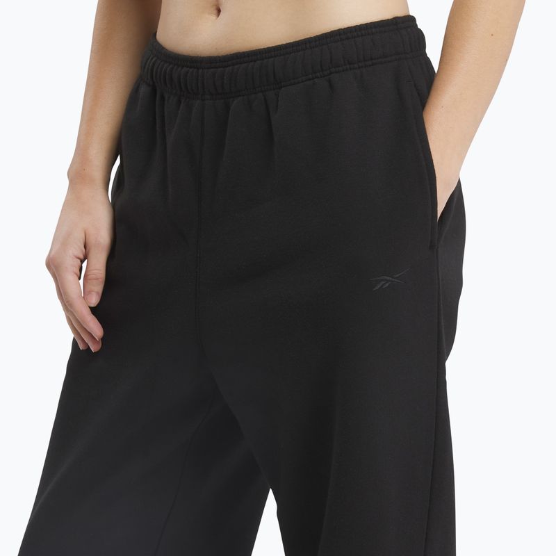 Pantaloni pentru femei Reebok Lux Fleece Sweatpants black 4