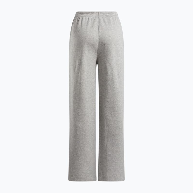 Pantaloni pentru femei Reebok Identity Small Logo Fleece WIde Leg medium grey heather 5