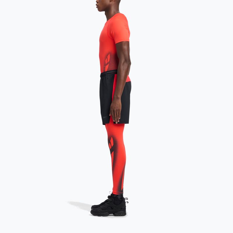 Pantaloni scurți de antrenament pentru bărbați Reebok Athlete Speed black/energy red 2