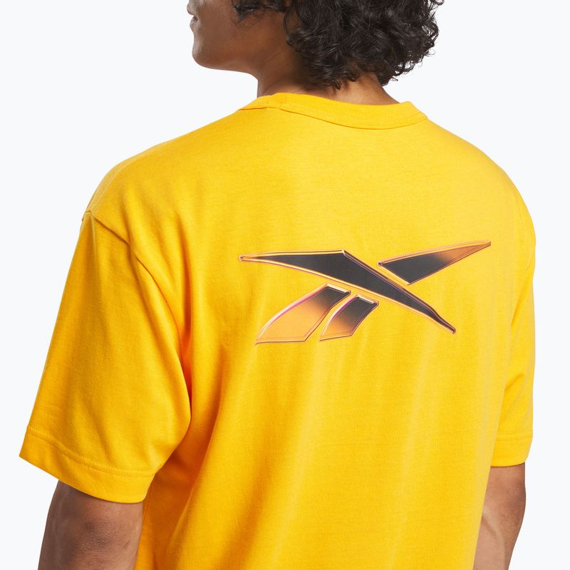 Tricou de antrenament pentru bărbați Reebok Atlethe Hype Tee electric amber 4