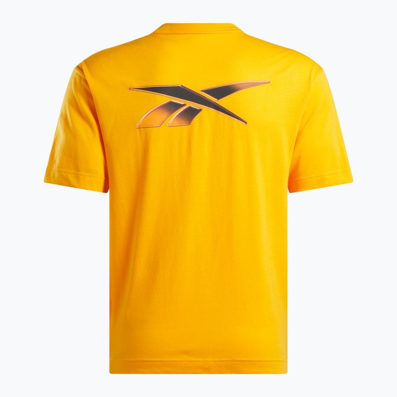 Tricou de antrenament pentru bărbați Reebok Atlethe Hype Tee electric amber 7