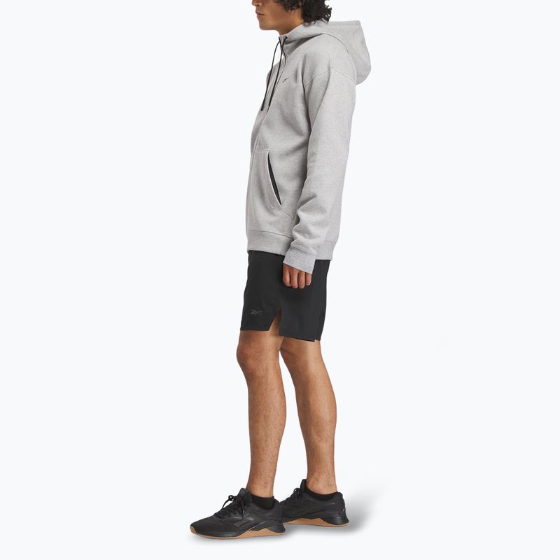Bluză pentru bărbați Reebok Athlete Full Zip medium grey heather 2