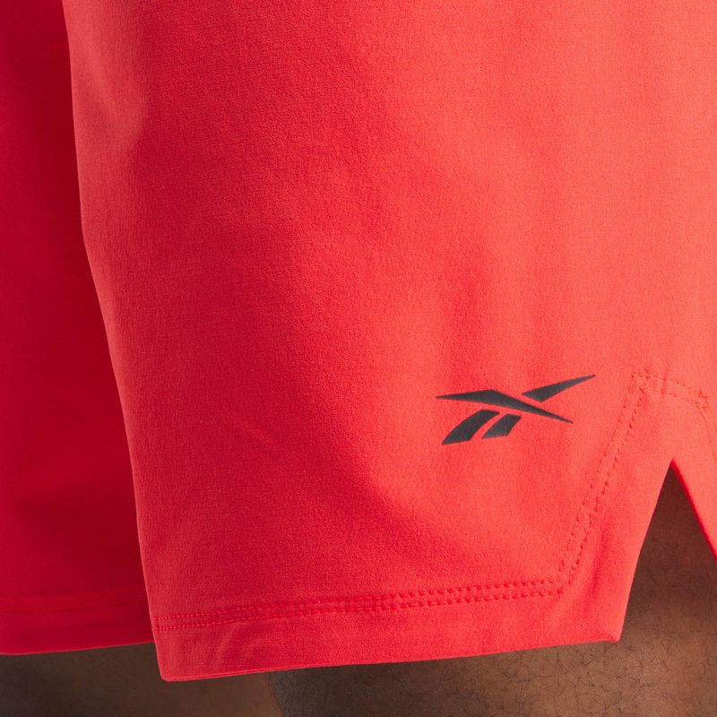 Pantaloni scurți de antrenament pentru bărbați Reebok Athlete Strenght energy red 5