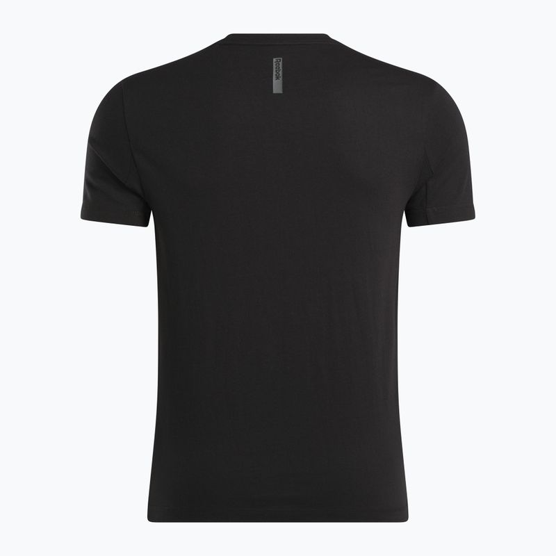 Tricou de antrenament pentru bărbați Reebok Atlethe Tee black 7