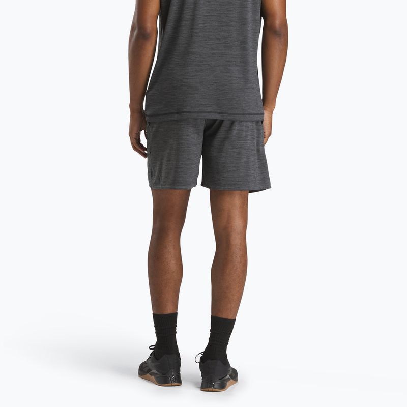 Pantaloni scurți de antrenament pentru bărbați Reebok Id Train Melange Knit black 3