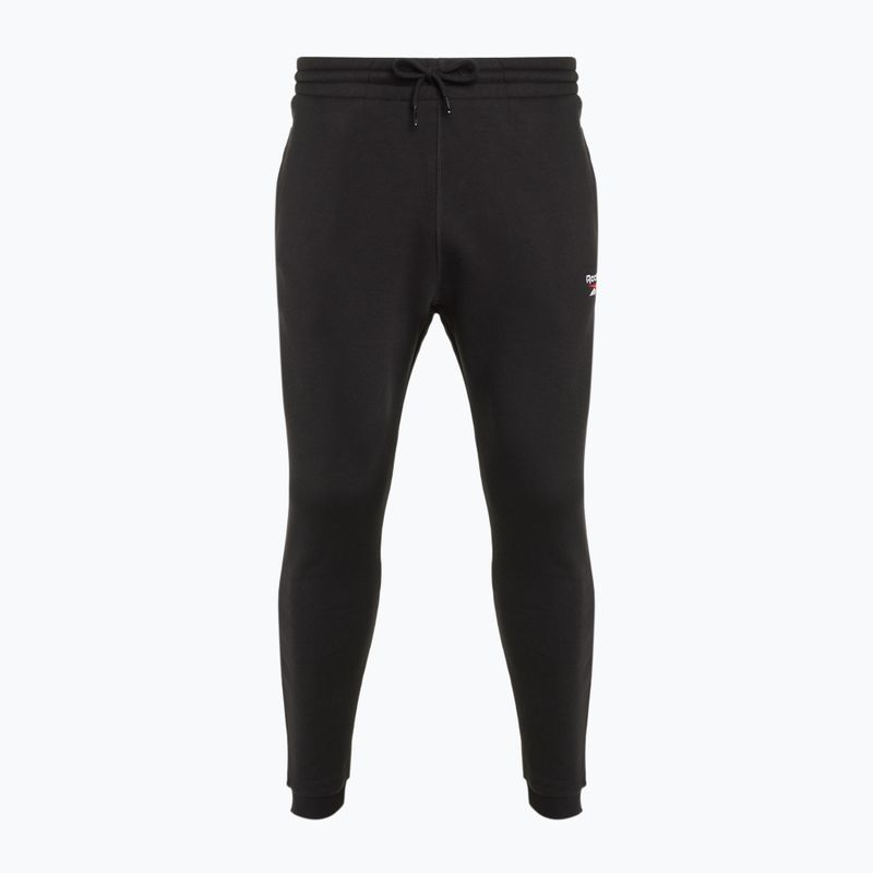 Pantaloni Reebok Identity Small Logo Fleece Jogger black/white/vector red