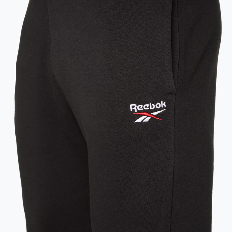 Pantaloni Reebok Identity Small Logo Fleece Jogger black/white/vector red 3