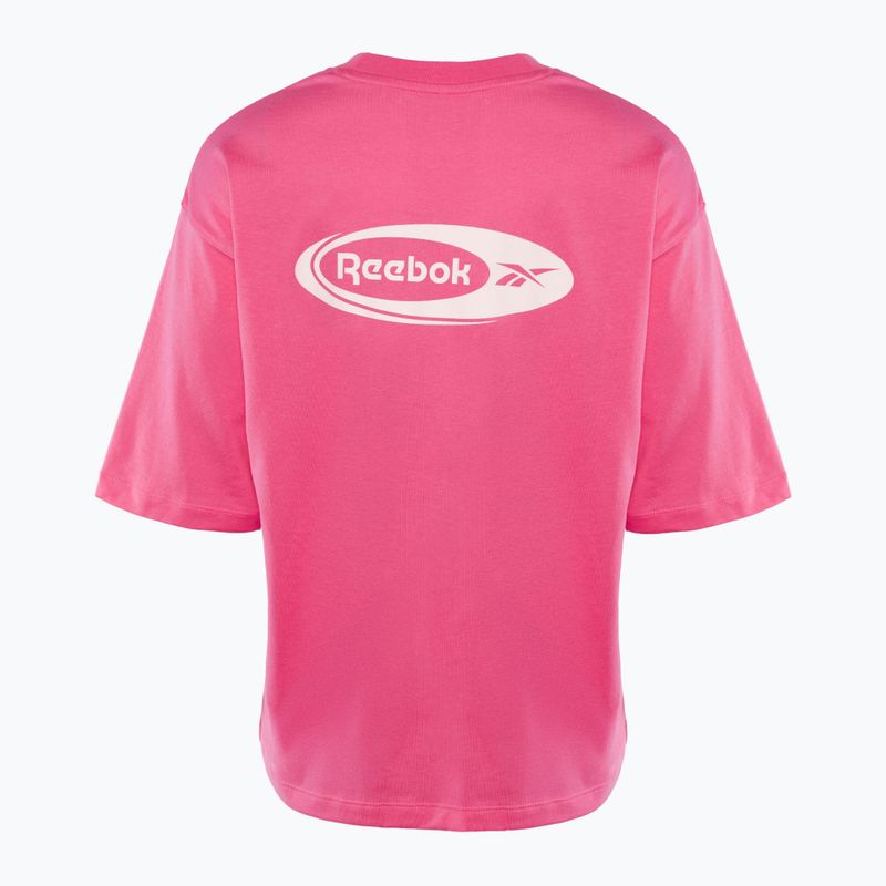Tricou de antrenament pentru femei  Reebok Ide Brand Proud Tee true pink 2