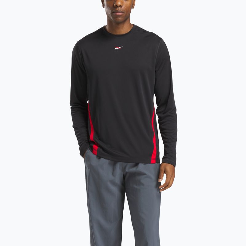 Longsleeve de antrenament pentru bărbați Reebok Id Train Energy Tech Tee black