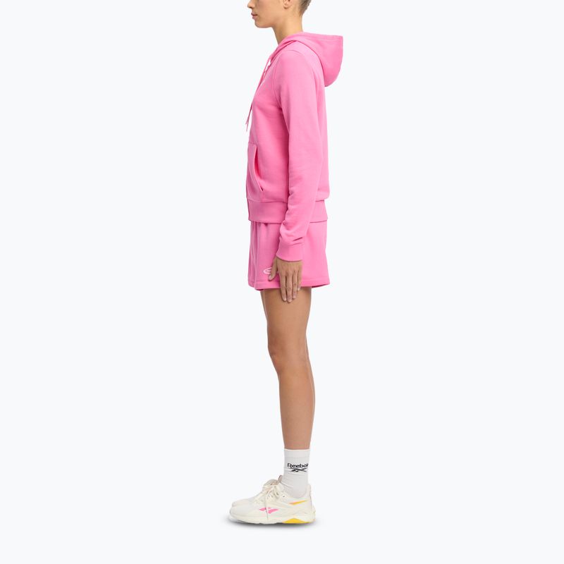 Bluză pentru femei Reebok Small Logo French Terry FZ true pink 2