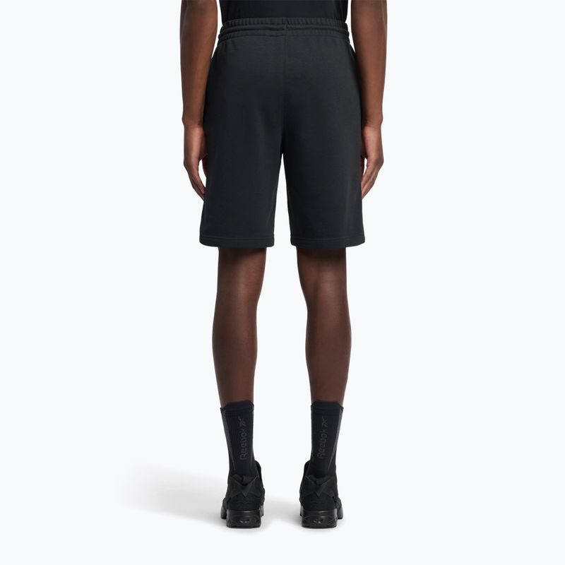 Pantaloni scurți de antrenament pentru bărbați Reebok Identity Small Logo Fleece black/white/vector red 3