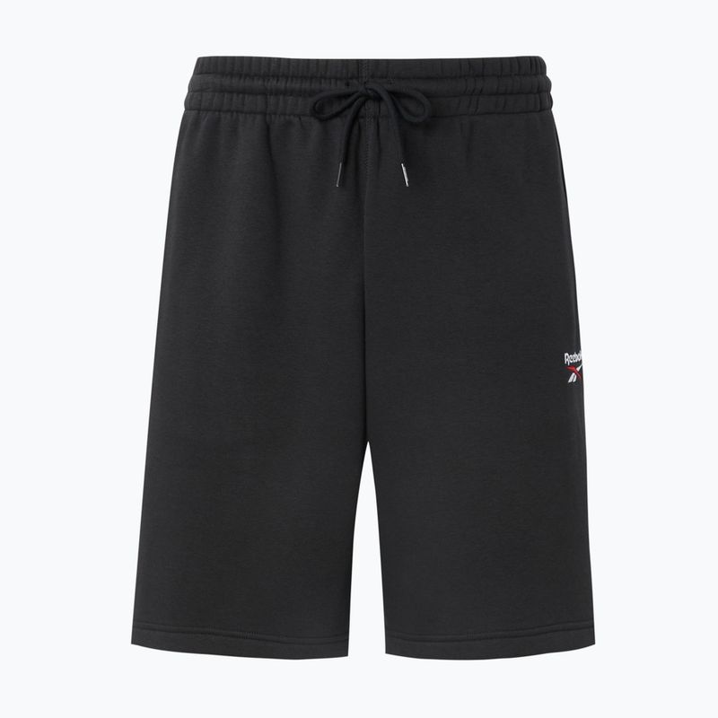 Pantaloni scurți de antrenament pentru bărbați Reebok Identity Small Logo Fleece black/white/vector red 5