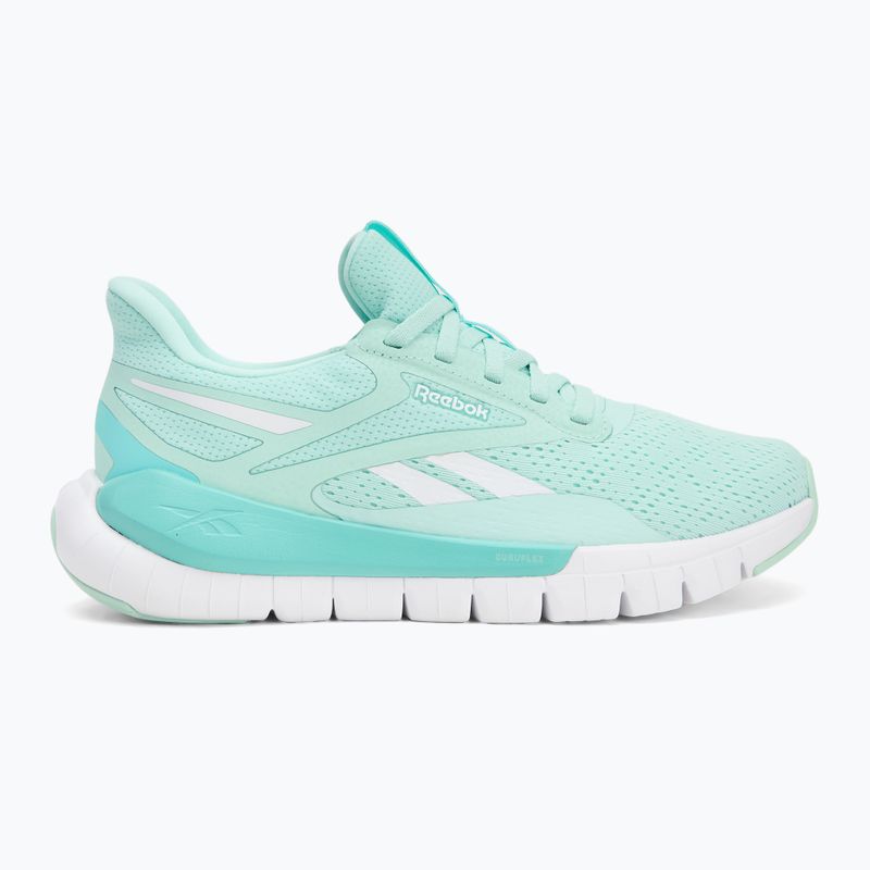 Încălțăminte de antrenament pentru femei Reebok Reebok Flex Trainer glitch aqua/footwear white/ai aqua 2