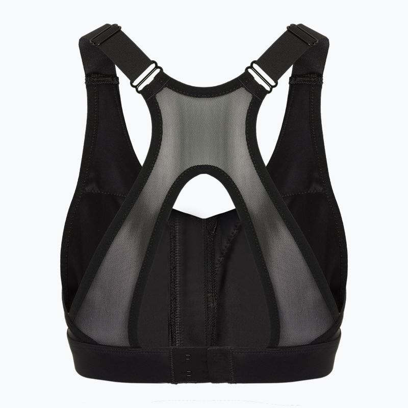 Sutien de antrenament Reebok Lux Front-Zip High Impact black 2
