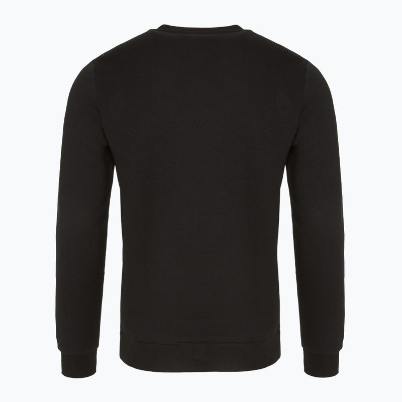 Bărbați Reebok Identity Big Logo Fleece Crew negru/alb/roșu vector tricou 2