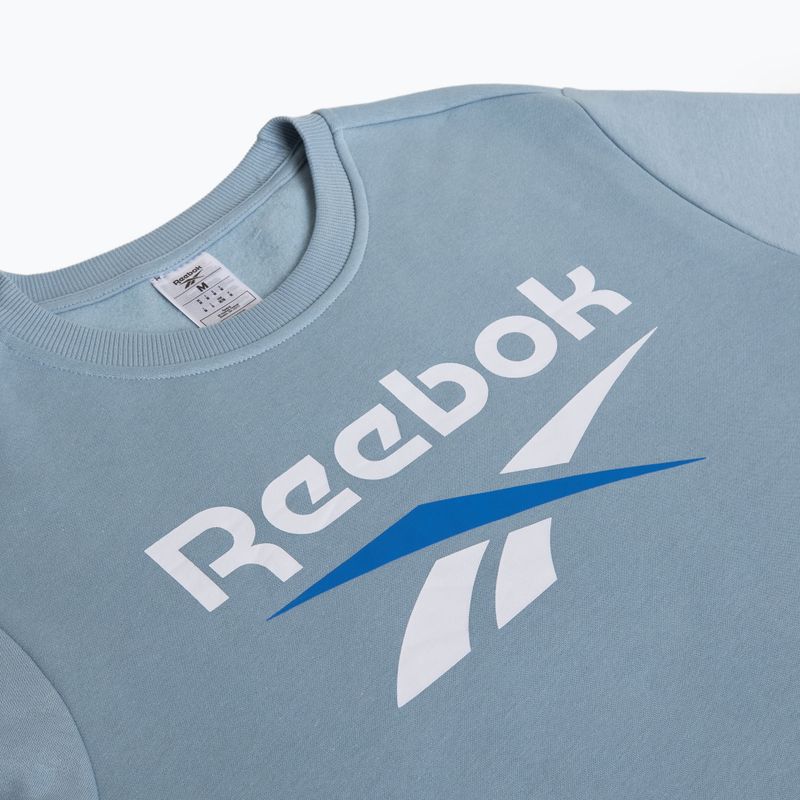 Bărbați Reebok Identity Big Logo Fleece Crew sweatshirt upgrade albastru 3
