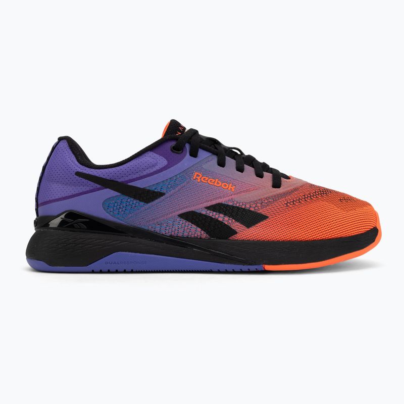 Încălțăminte de antrenament Reebok Nano X5 ftw white/flash orange/royal purple 2