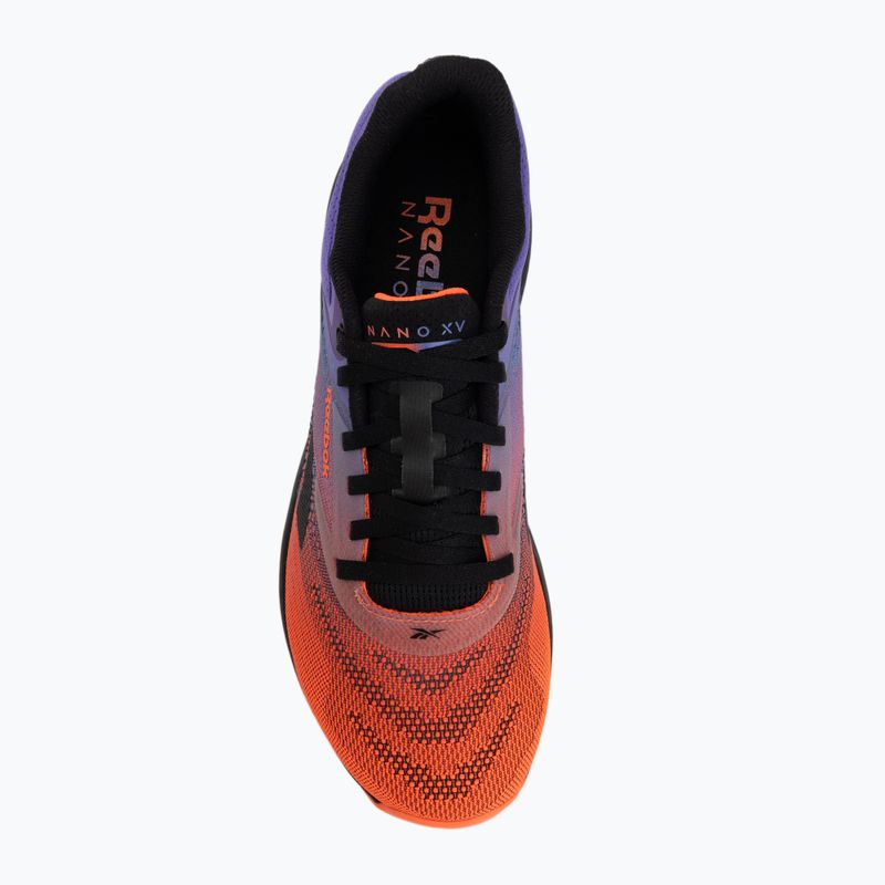 Încălțăminte de antrenament Reebok Nano X5 ftw white/flash orange/royal purple 5