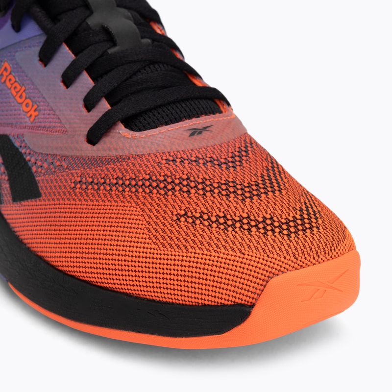 Încălțăminte de antrenament Reebok Nano X5 ftw white/flash orange/royal purple 7