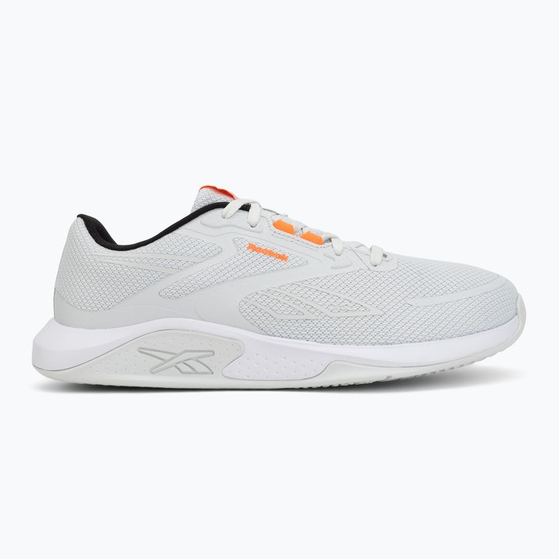 Încălțăminte de antrenament pentru bărbați Reebok Nanoflex Tr 3 grey/black/atomic tangerine 2