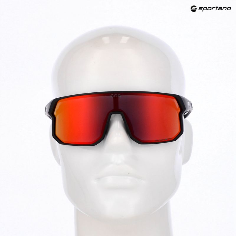Ochelari de soare GOG Vidar matt black/reflex black/red 6