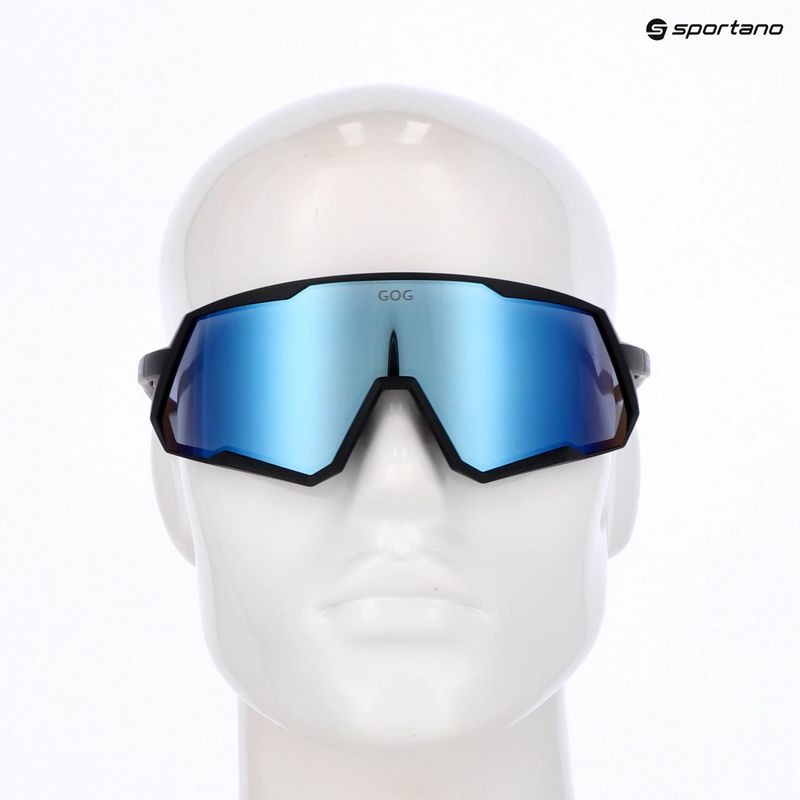 Ochelari de soare GOG Tove matt black/reflex white/blue 5