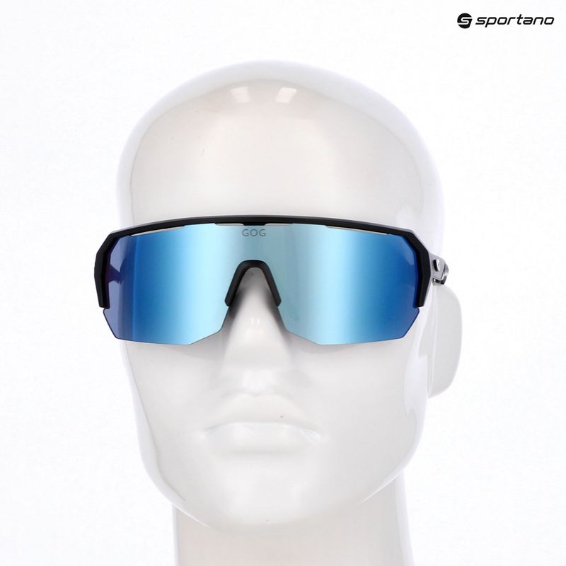 Ochelari de soare GOG Bragi matt black/reflex white/blue 6