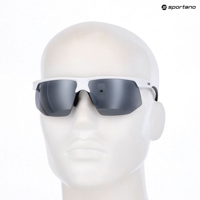 Ochelari de soare UVEX Aerios white/mirror silver 7