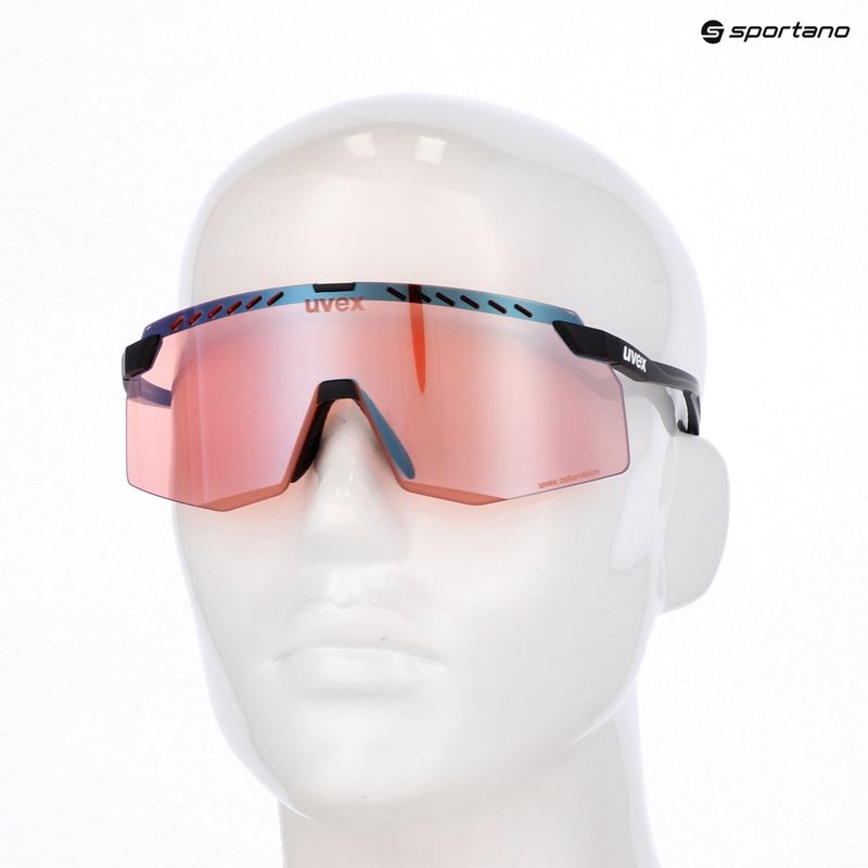 Ochelari de soare UVEX Pace Stage CV black matte/mirror blue 5