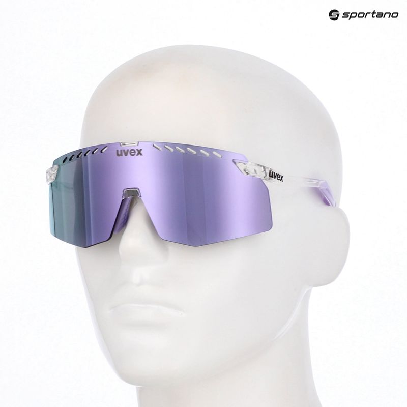 Ochelari de soare UVEX Pace Stage clear/mirror pink 7