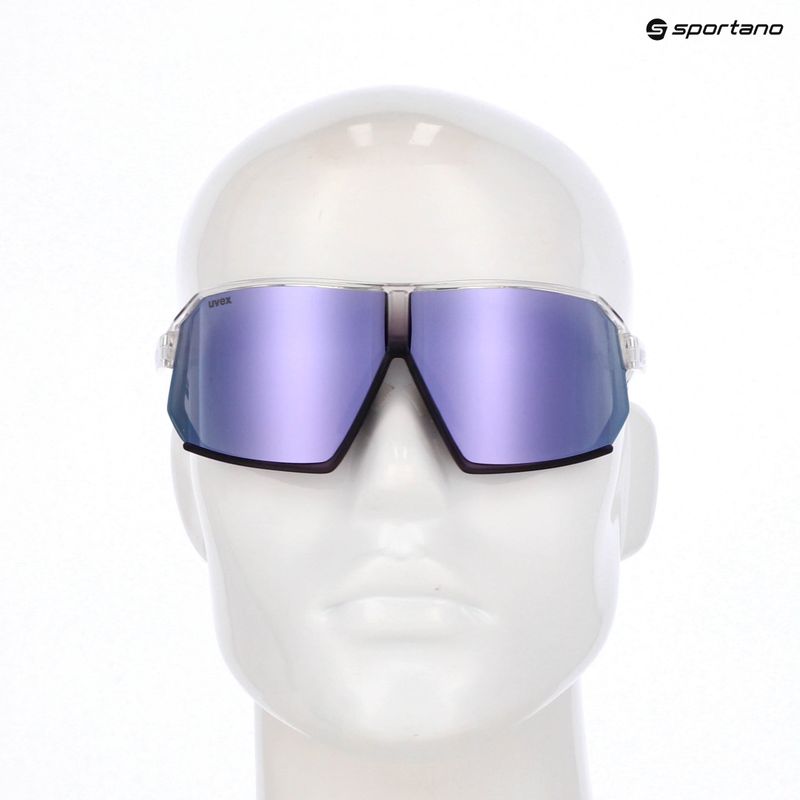 Ochelari de soare UVEX Sportstyle 237 clear/metallic purple/mirror lavender 7