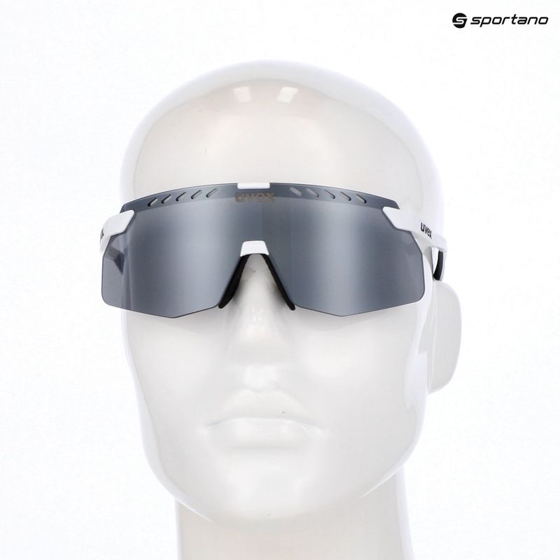 Ochelari de soare UVEX Pace Stage Small white matt/mirror silver 7