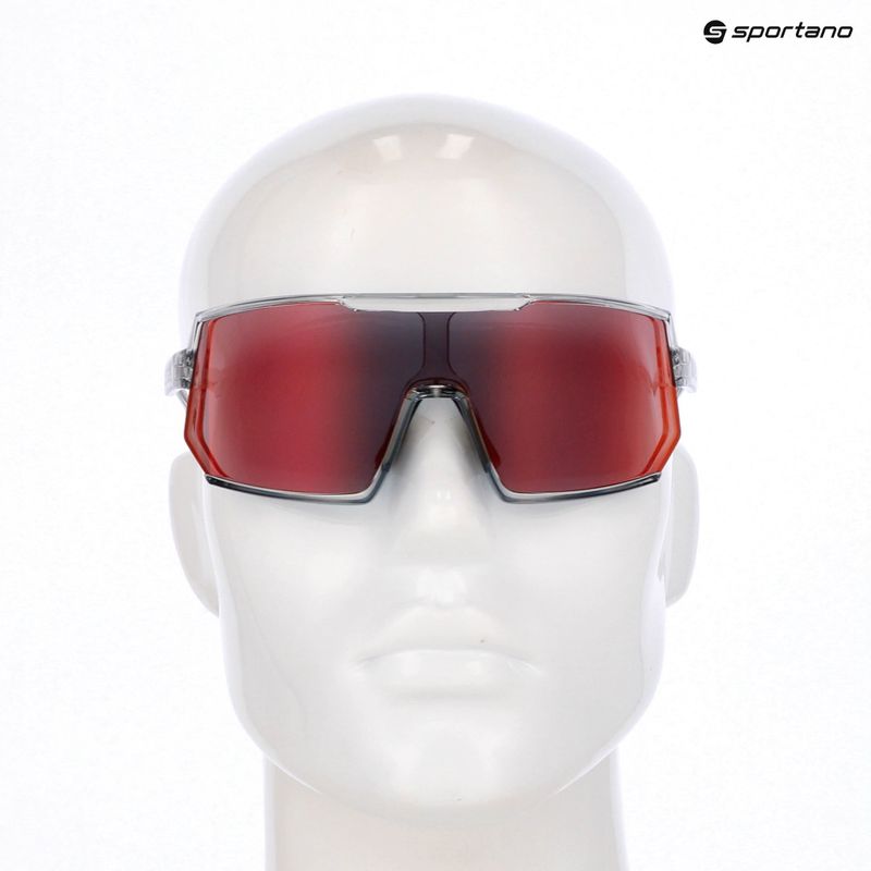 Ochelari de soare UVEX Sportstyle 235 smoke transparent/mirror red 7