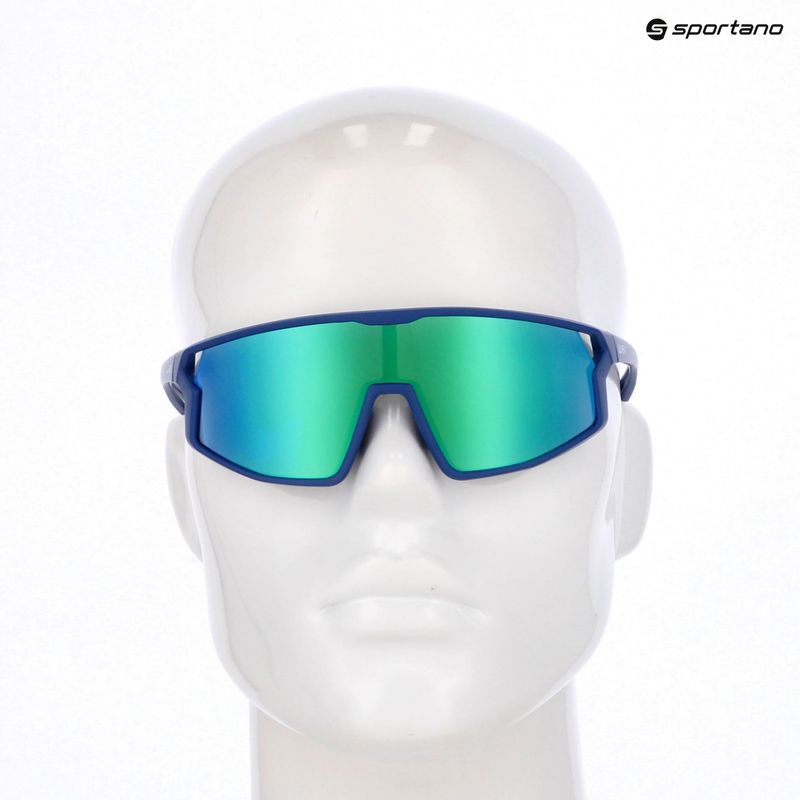 Ochelari de soare pentru copii UVEX Skyryse Jr blue matt/mirror green 7