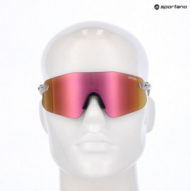 Ochelari de soare Tifosi Vogel SL crystal clear/pink mirror 5