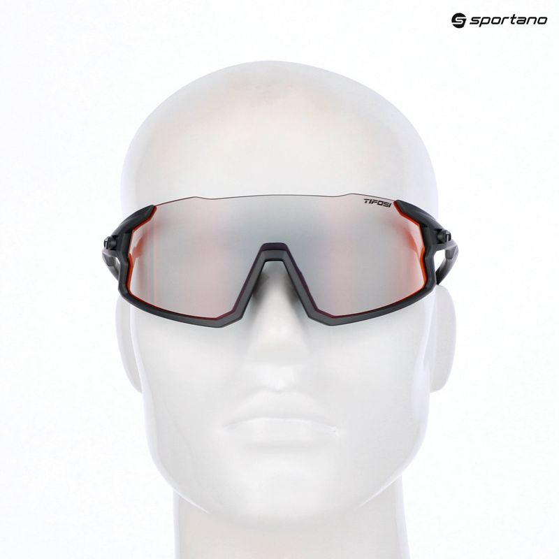 Ochelari de soare  Tifosi Stash Clarion Fototec matte gunmetal/clarion red fotochrom 5
