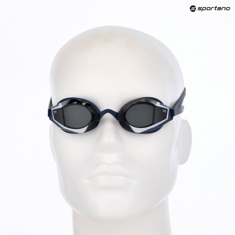 Ochelari de înot TYR Stealth-X Race smoke/navy/navy 3