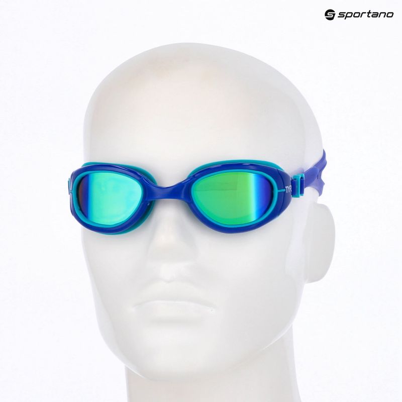 Ochelari de înot TYR Special Ops 2.0 Mirrored royal / aqua 3
