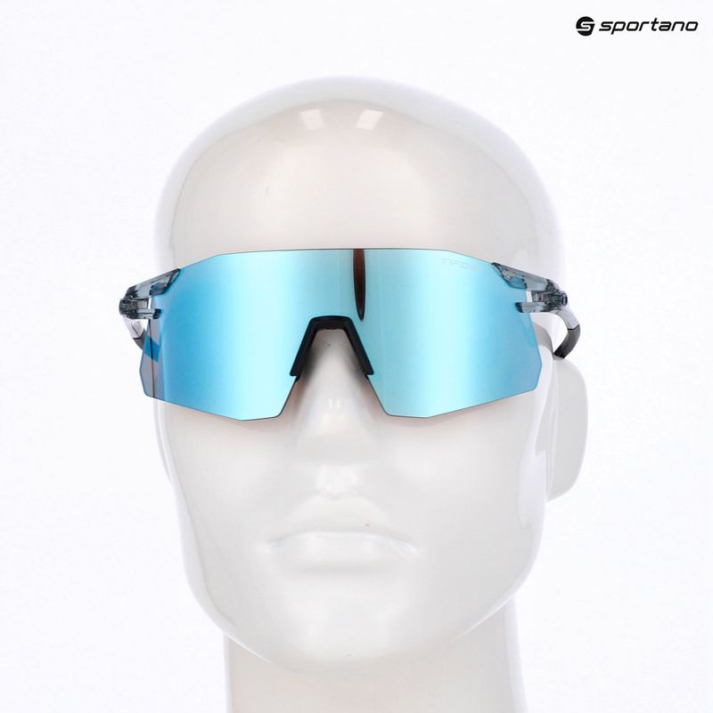 Ochelari de soare Tifosi Moab XC Clarion crystal smoke/clarion blue/ac red/clear 10