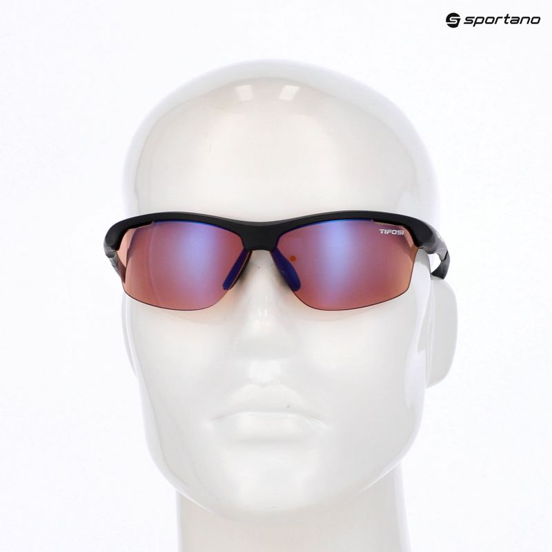Ochelari de soare Tifosi Intense matte black/ac red 7